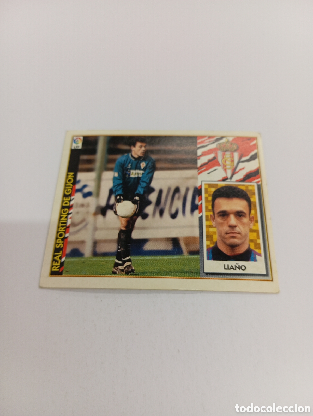 Football Stickers: LIA&Ntilde;O Sporting de Gij&oacute;n Liga Este 1997 1998 NUEVO SIN PEGAR 97 98