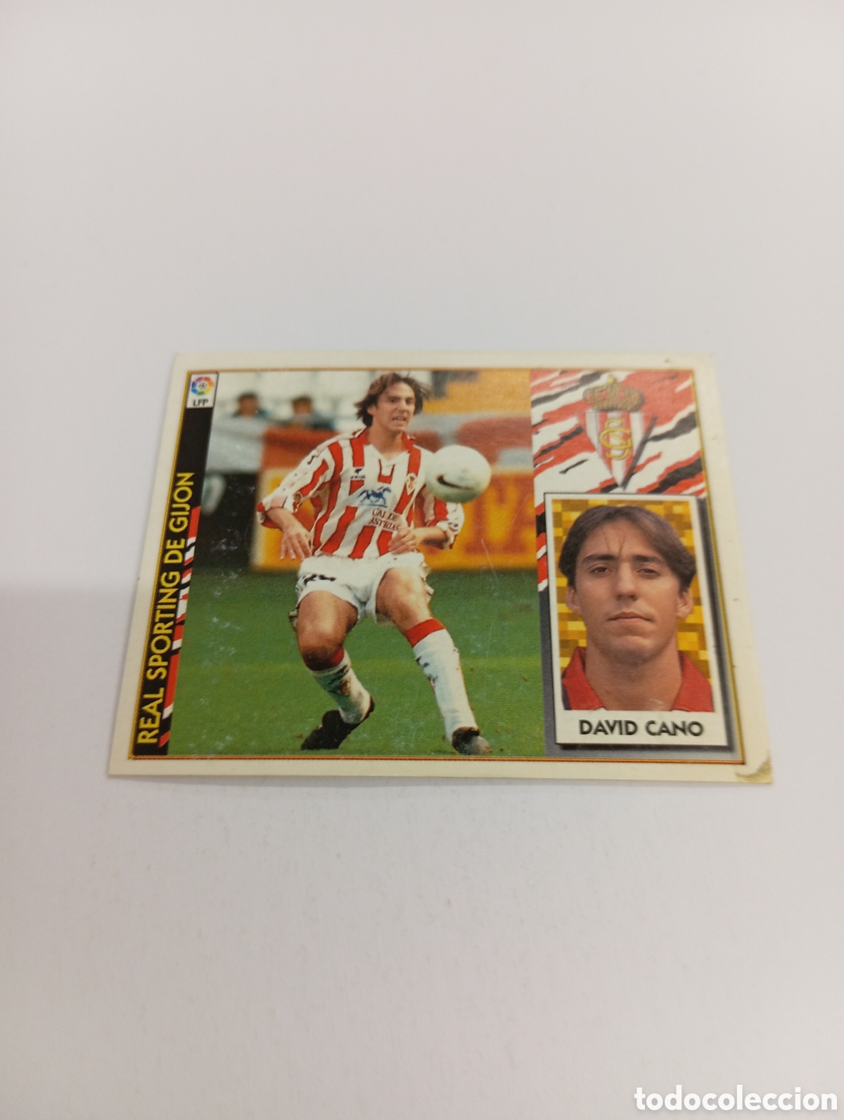 Football Stickers: DAVID CANO Sporting de Gij&oacute;n Liga Este 1997 1998 NUEVO SIN PEGAR 97 98