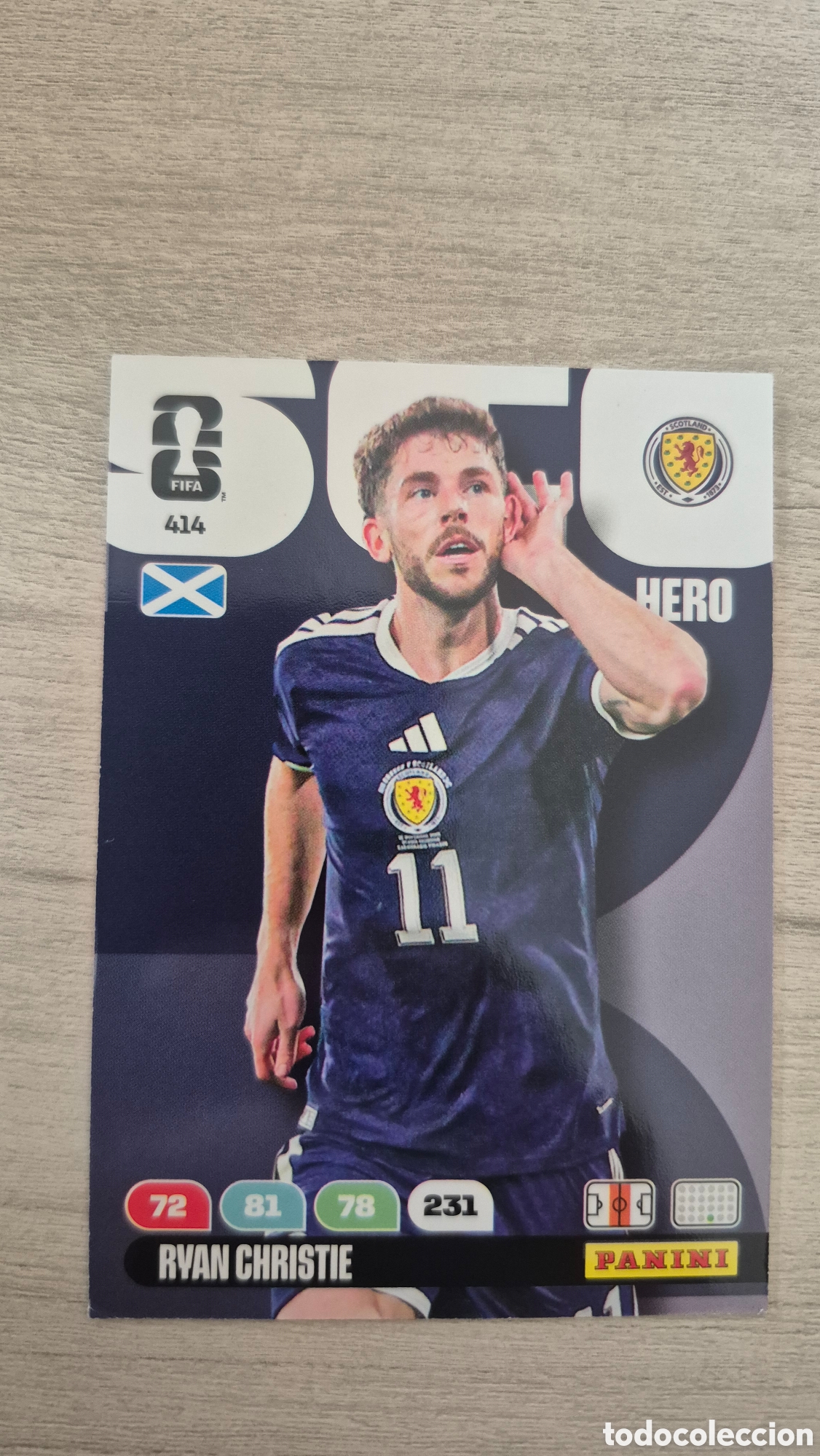 Football Stickers: N&deg;414 Escocia Ryan Christie Adrenalyn FIFA World Cup 26