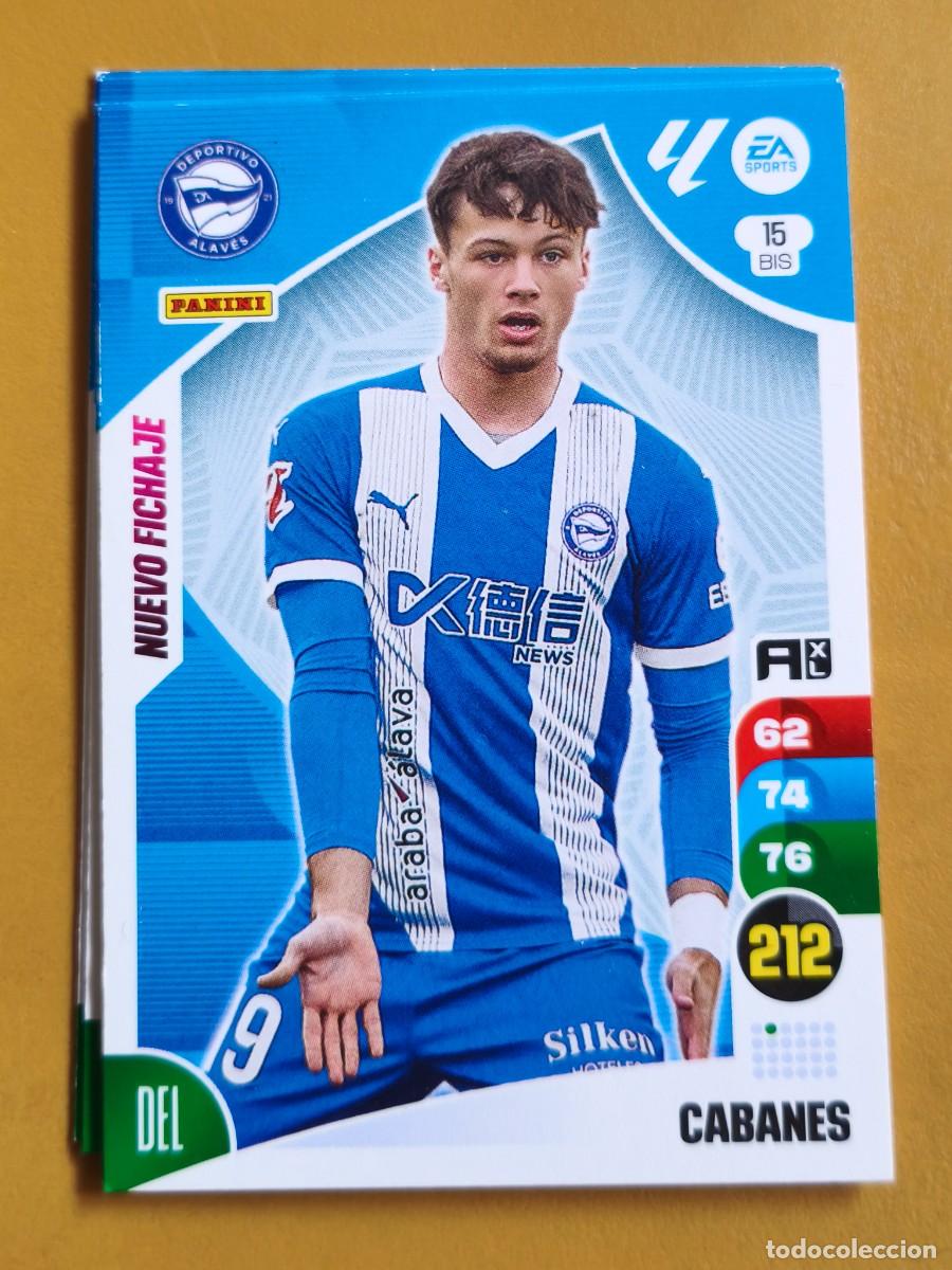 Cromos de F&uacute;tbol: cabanes, 2024 25 nuevo fichaje