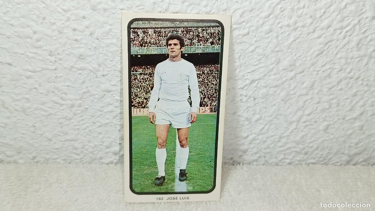 Football Stickers: ANTIGUO CROMO N&ordm; 182 JOSE LUIS REAL MADRID RUIZ ROMERO CAMPEONATOS NACIONALES FUTBOL 1973 - 74
