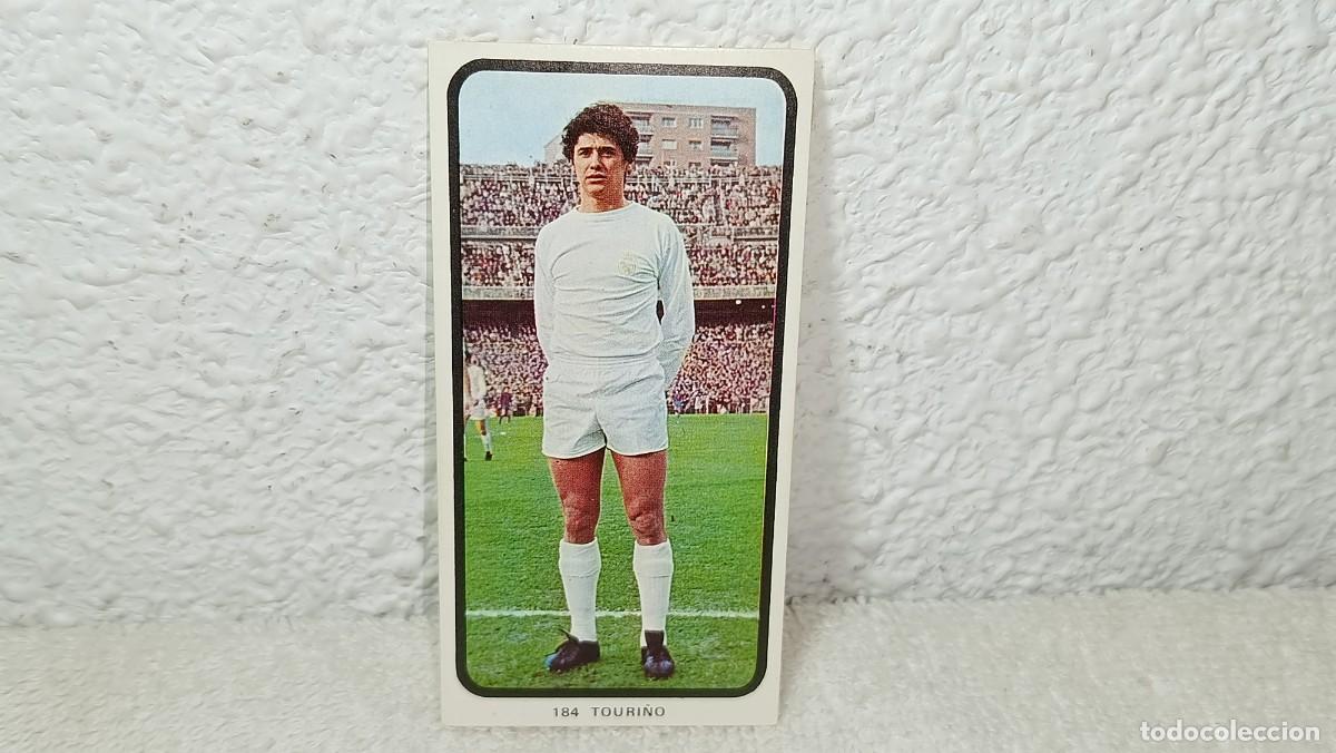 Cromos de F&uacute;tbol: ANTIGUO CROMO N&ordm; 184 TOURI&Ntilde;O REAL MADRID RUIZ ROMERO CAMPEONATOS NACIONALES FUTBOL 1973 - 74