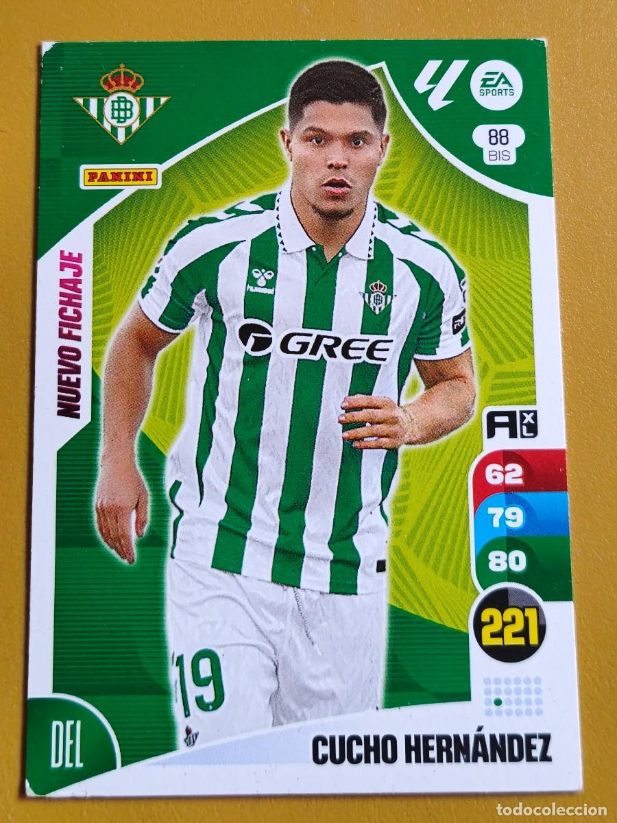 Cromos de F&uacute;tbol: cucho hernandez, 2024 25 nuevo fichaje