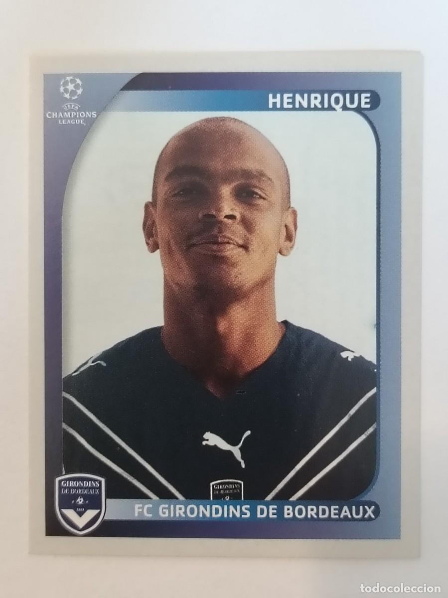 Cromos de F&uacute;tbol: #169 HENRIQUE (GIRONDINS BORDEAUX) CHAMPIONS LEAGUE 2008/2009 PANINI