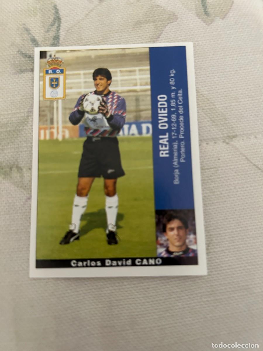 Cromos de F&uacute;tbol: cano oviedo panini 95 96 nuevo