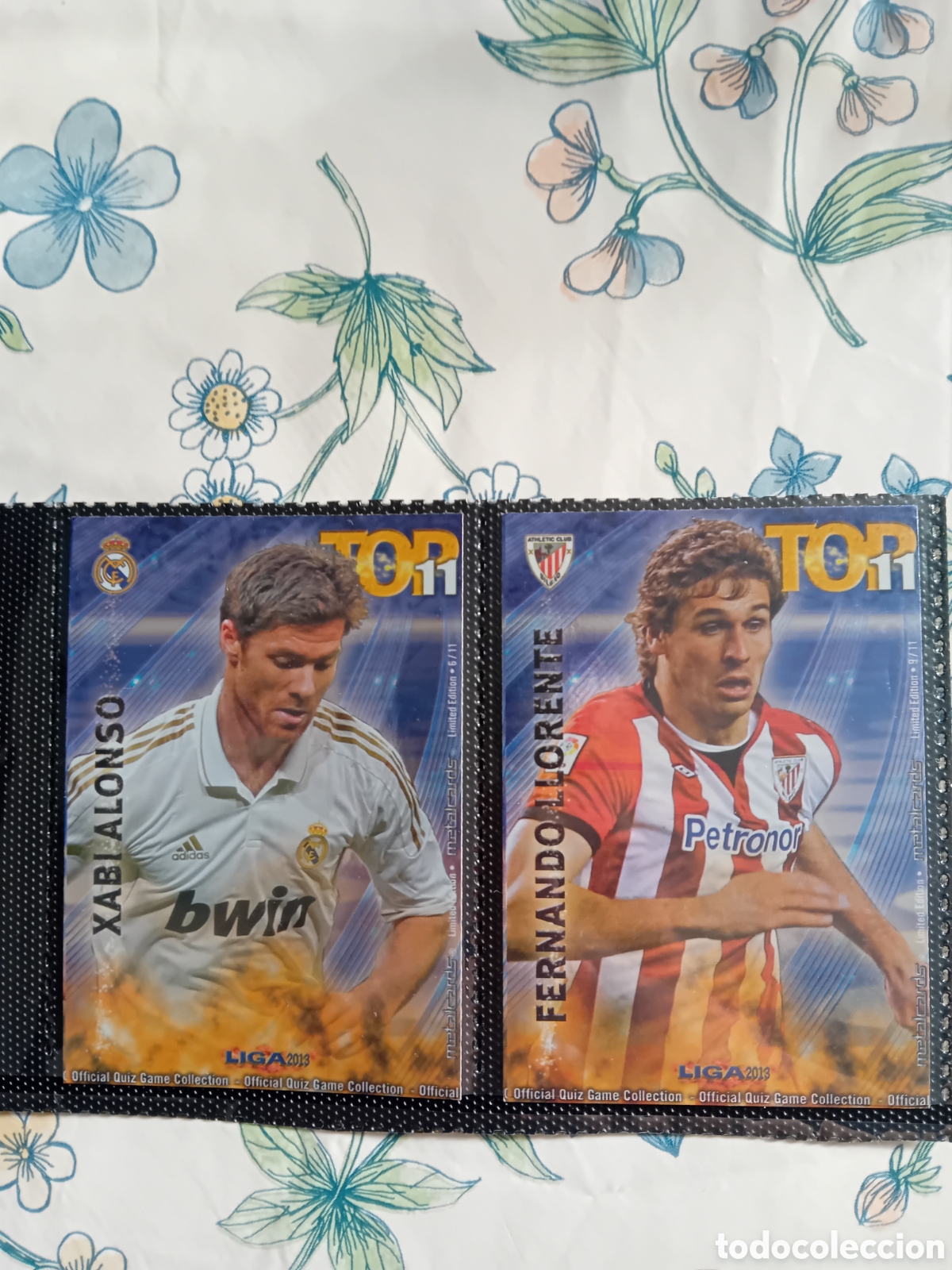 Cromos de F&uacute;tbol: Mundicromo 12 13 Top 11 Fernando Llorente y Xabi Alonso