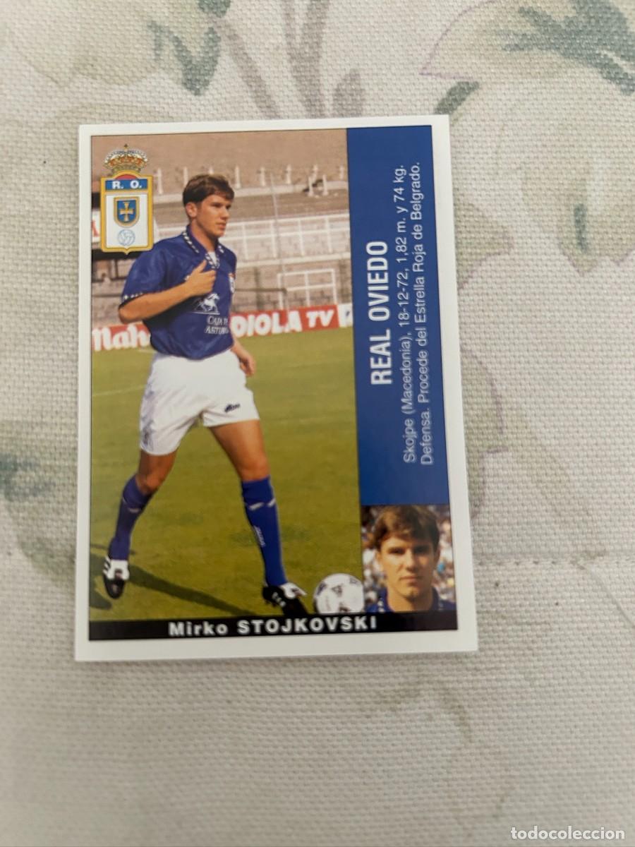 Cromos de F&uacute;tbol: stojkovski oviedo panini 95 96 nuevo