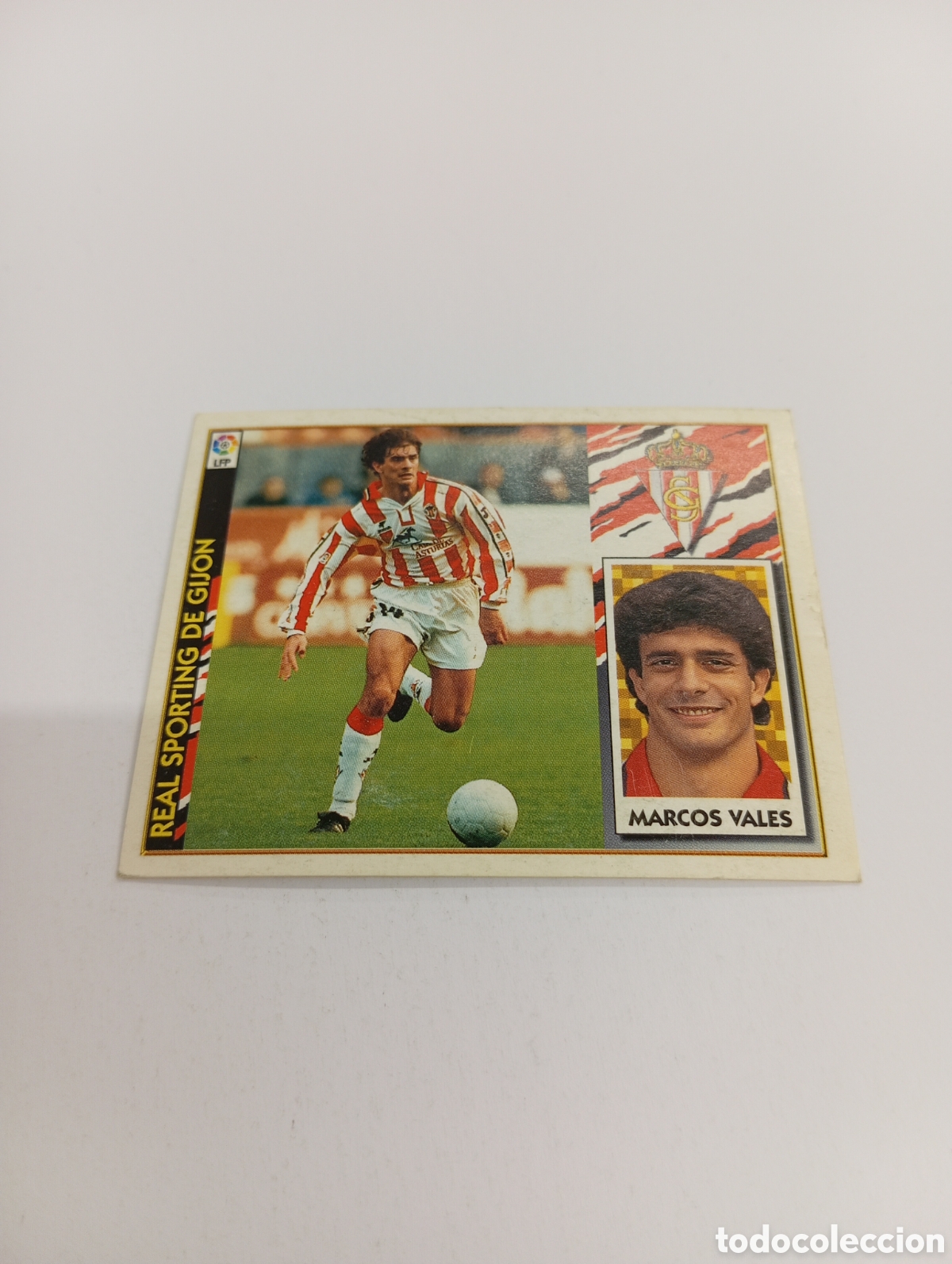 Cromos de F&uacute;tbol: MARCOS VALES BAJA Sporting de Gij&oacute;n Liga Este 1997 1998 NUEVO SIN PEGAR 97 98