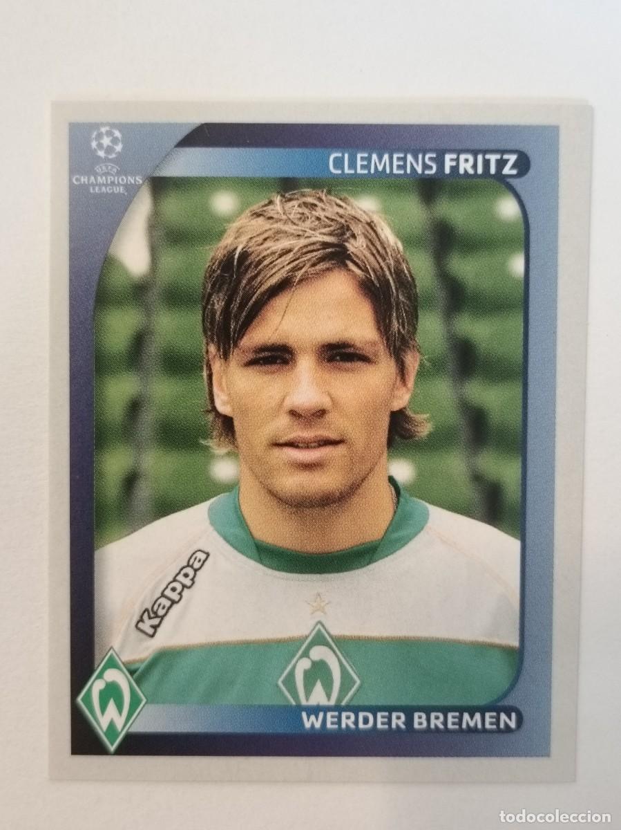 Cromos de F&uacute;tbol: #184 FRITZ (WERDER BREMEN) CHAMPIONS LEAGUE 2008/2009 PANINI