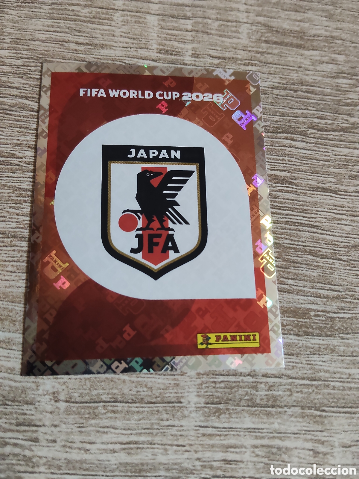 Cromos de F&uacute;tbol: Panini mundial 2026 JPN 1 escudo Jap&oacute;n