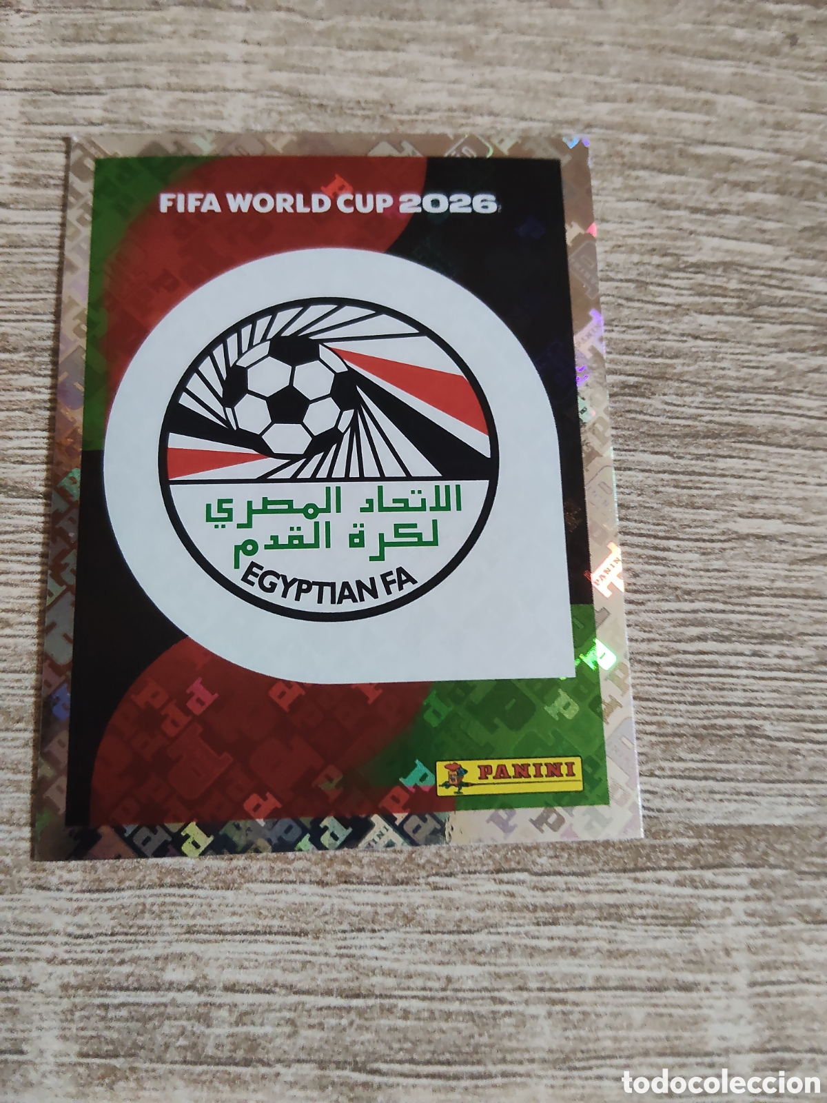 Cromos de F&uacute;tbol: Panini mundial 2026 EGY 1 escudo Egipto