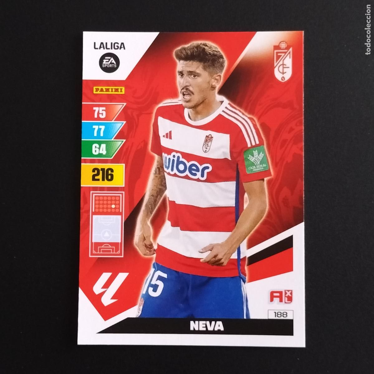 Cromos de F&uacute;tbol: 188 NEVA GRANADA CROMOS ADRENALYN XL LALIGA CARD 2023 2024 23 214 PANINI