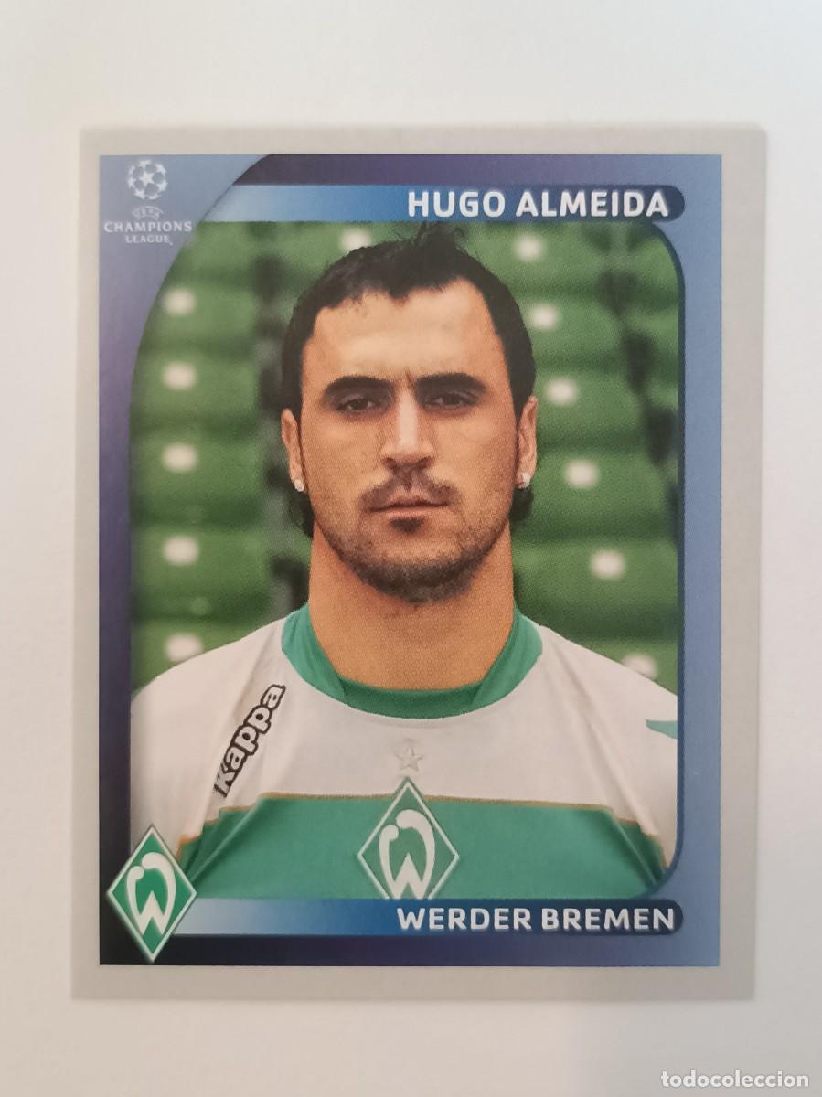 Cromos de F&uacute;tbol: #195 HUGO ALMEIDA (WERDER BREMEN) CHAMPIONS LEAGUE 2008/2009 PANINI