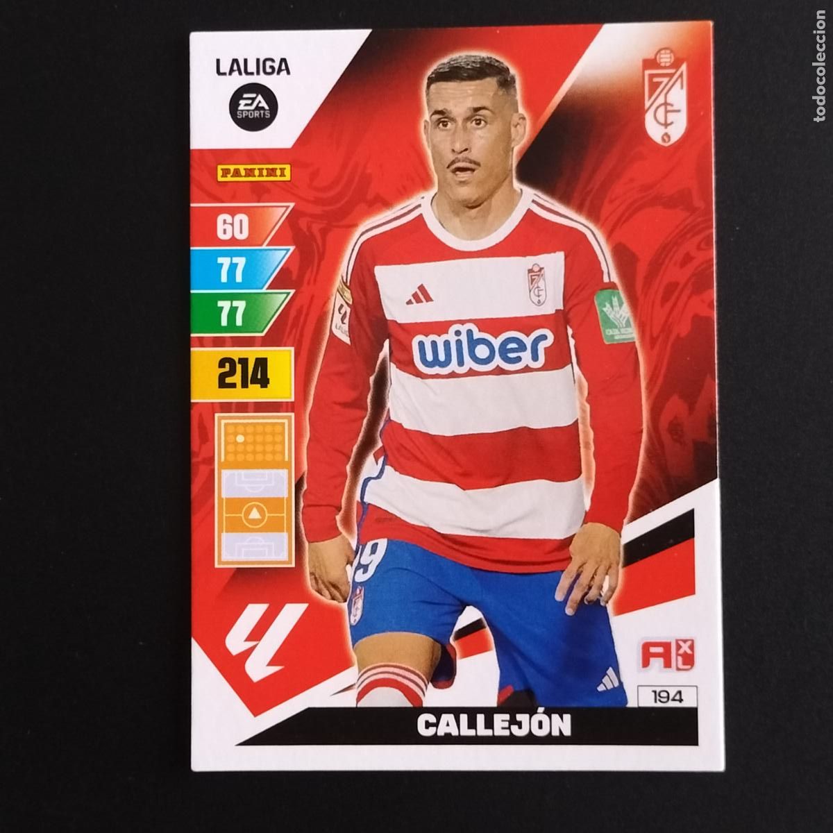 Cromos de F&uacute;tbol: 194 CALLEJON GRANADA CROMOS ADRENALYN XL LALIGA CARD 2023 2024 23 214 PANINI