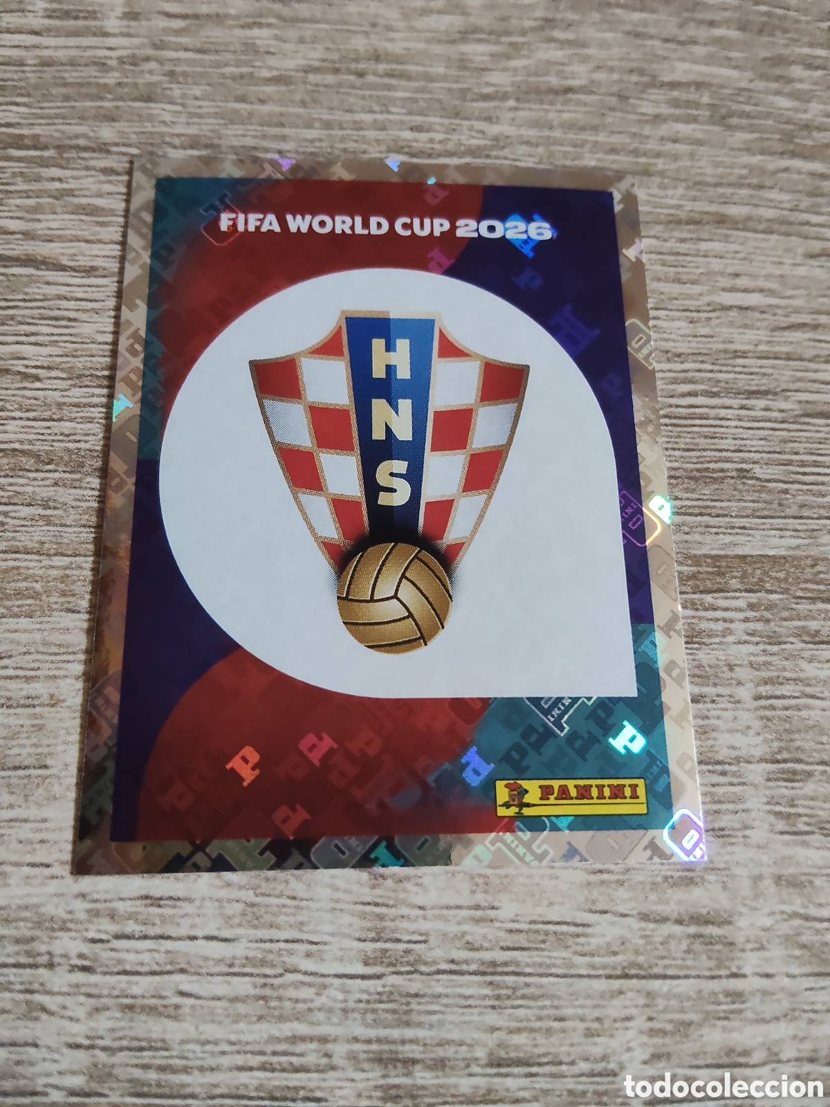 Cromos de F&uacute;tbol: Panini mundial 2026 CRO 1 escudo Croacia