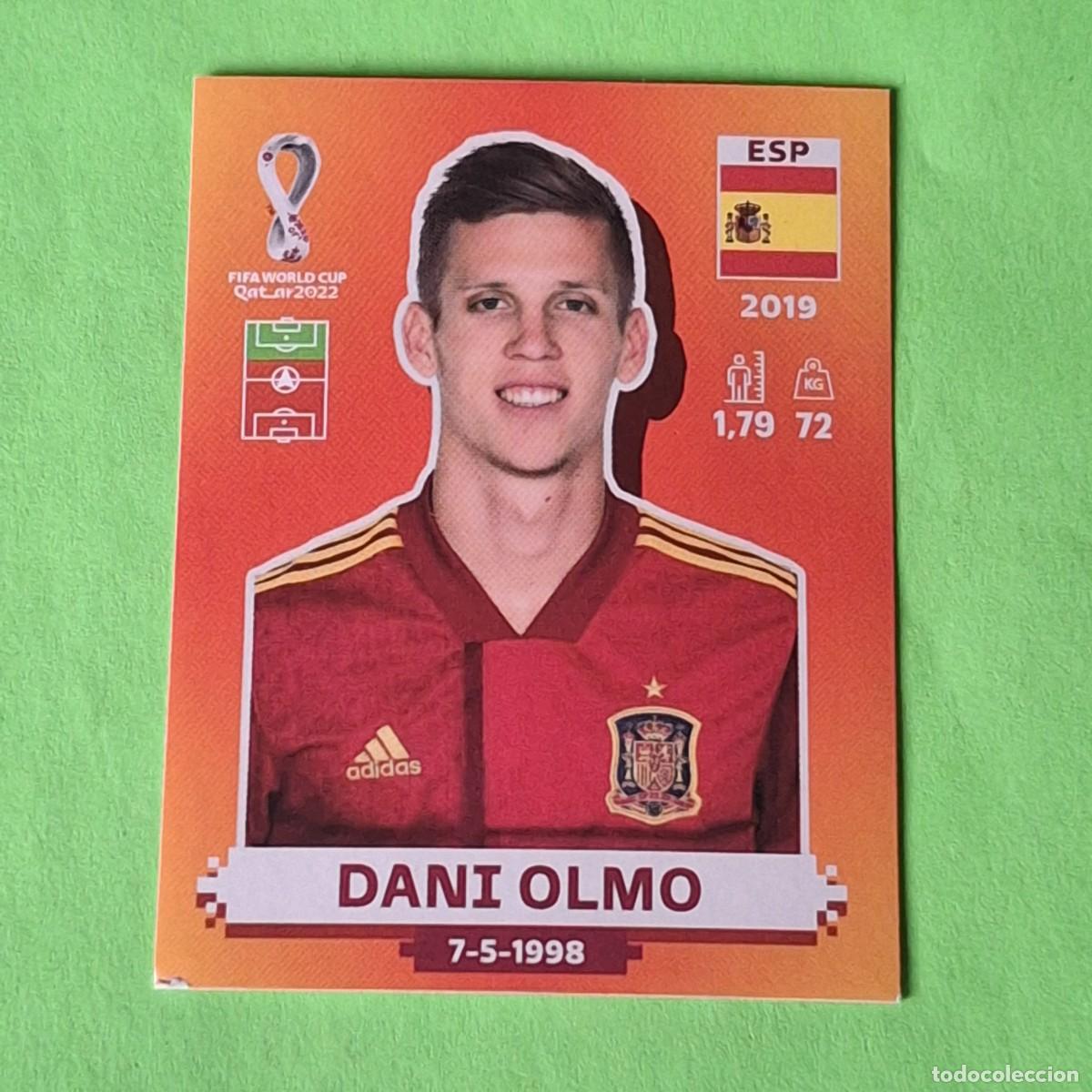 Cromos de F&uacute;tbol: WORLD CUP MUNDIAL QATAR 2022 - VERSION NARANJA SUDAMERICA - ESP 15 ESPA&Ntilde;A - DANI OLMO
