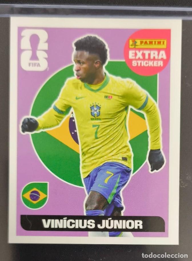 Cromos de F&uacute;tbol: cromo extra sticker fifa world cup 2026 vinicius junior