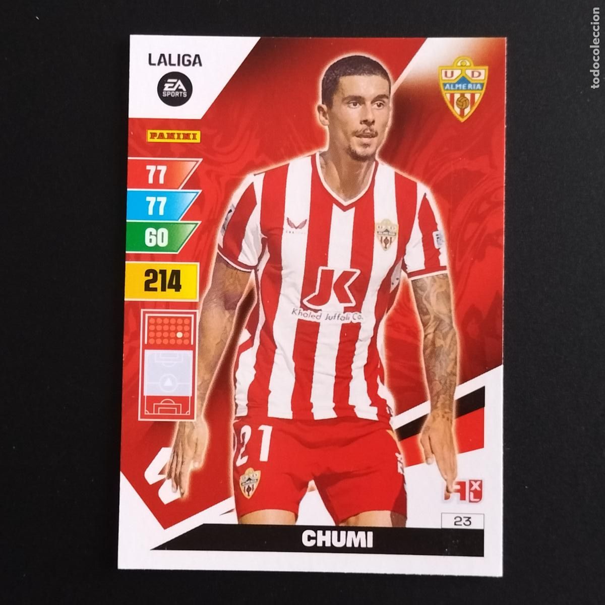 Cromos de F&uacute;tbol: 23 CHUMI ALMERIA CROMOS ADRENALYN XL LALIGA CARD 2023 2024 23 214 PANINI
