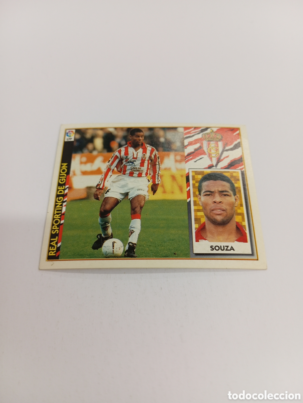 Cromos de F&uacute;tbol: SOUZA BAJA Sporting de Gij&oacute;n Liga Este 1997 1998 NUEVO SIN PEGAR 97 98