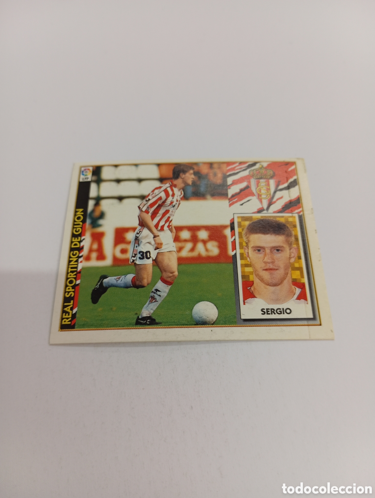 Cromos de F&uacute;tbol: SERGIO Sporting de Gij&oacute;n Liga Este 1997 1998 NUEVO SIN PEGAR 97 98