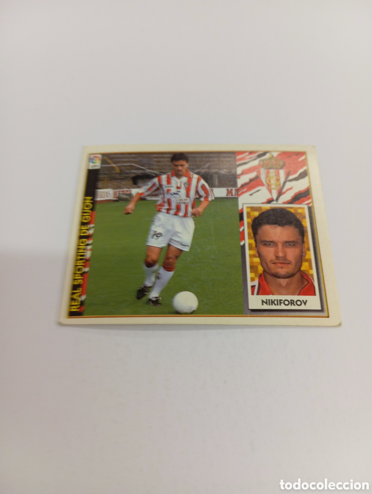 Cromos de F&uacute;tbol: NIKIFOROV Sporting de Gij&oacute;n Liga Este 1997 1998 NUEVO SIN PEGAR 97 98