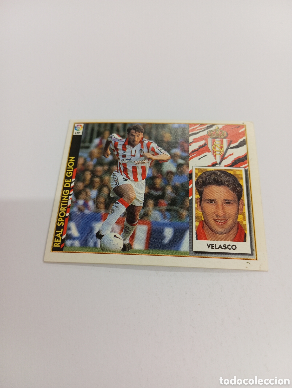 Cromos de F&uacute;tbol: VELASCO Sporting de Gij&oacute;n Liga Este 1997 1998 NUEVO SIN PEGAR 97 98