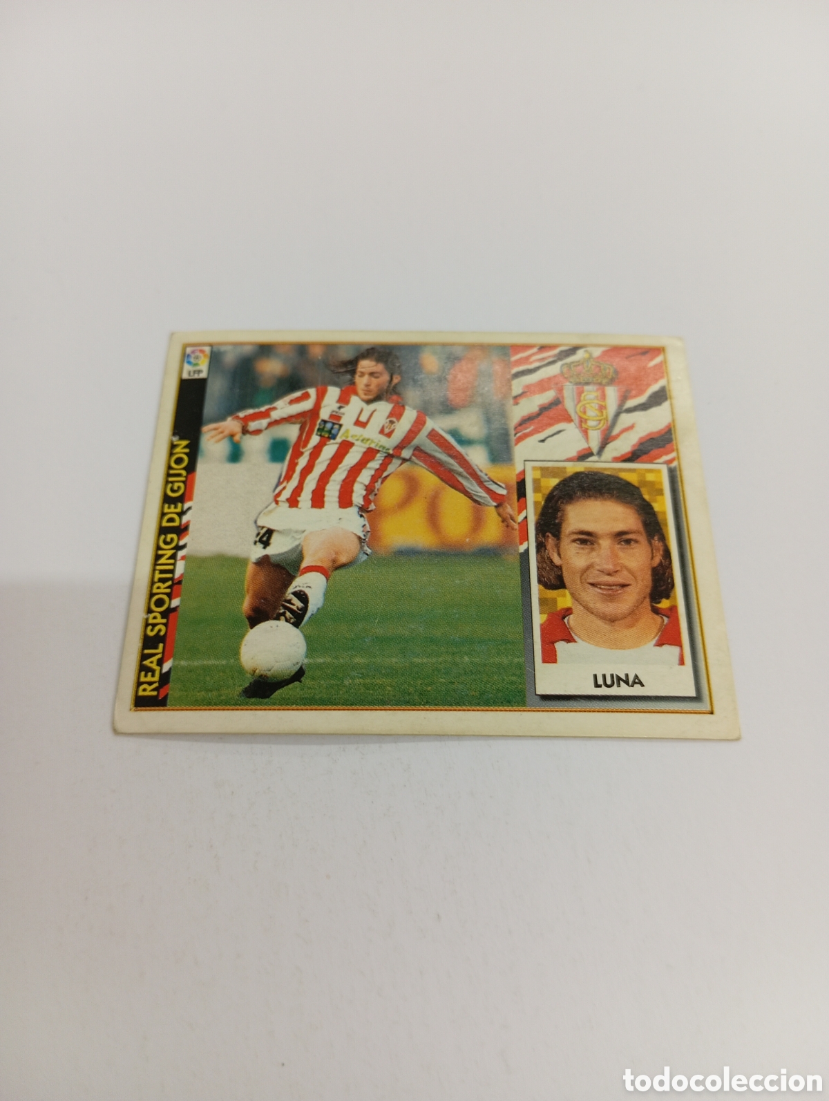 Cromos de F&uacute;tbol: LUNA Sporting de Gij&oacute;n Liga Este 1997 1998 NUEVO SIN PEGAR 97 98