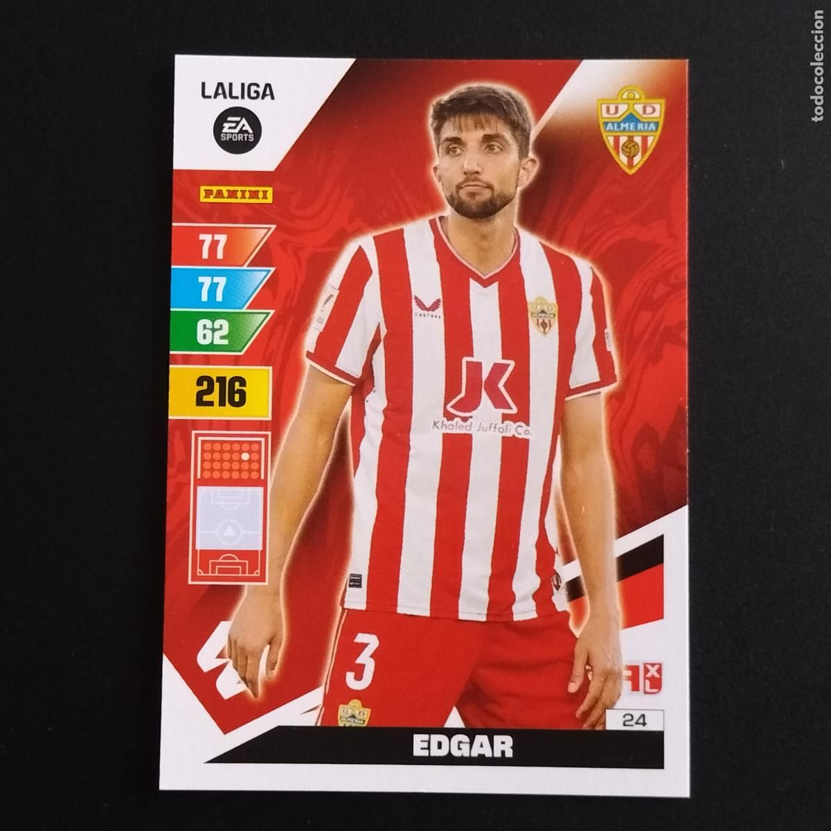 Cromos de F&uacute;tbol: 24 EDGAR ALMERIA CROMOS ADRENALYN XL LALIGA CARD 2023 2024 23 214 PANINI