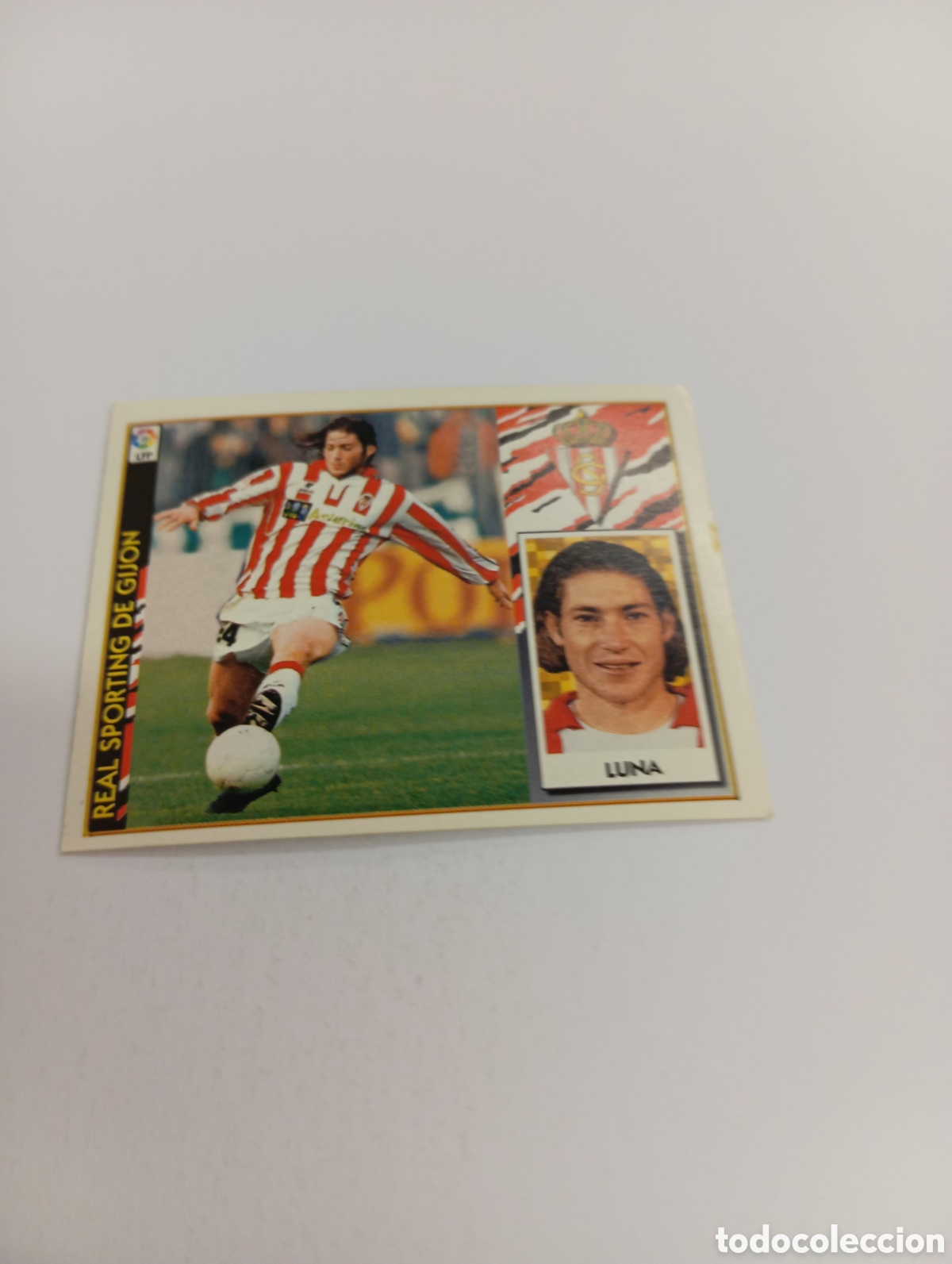 Figurine di Calcio: LUNA Sporting de Gij&oacute;n Liga Este 1997 1998 NUEVO SIN PEGAR 97 98