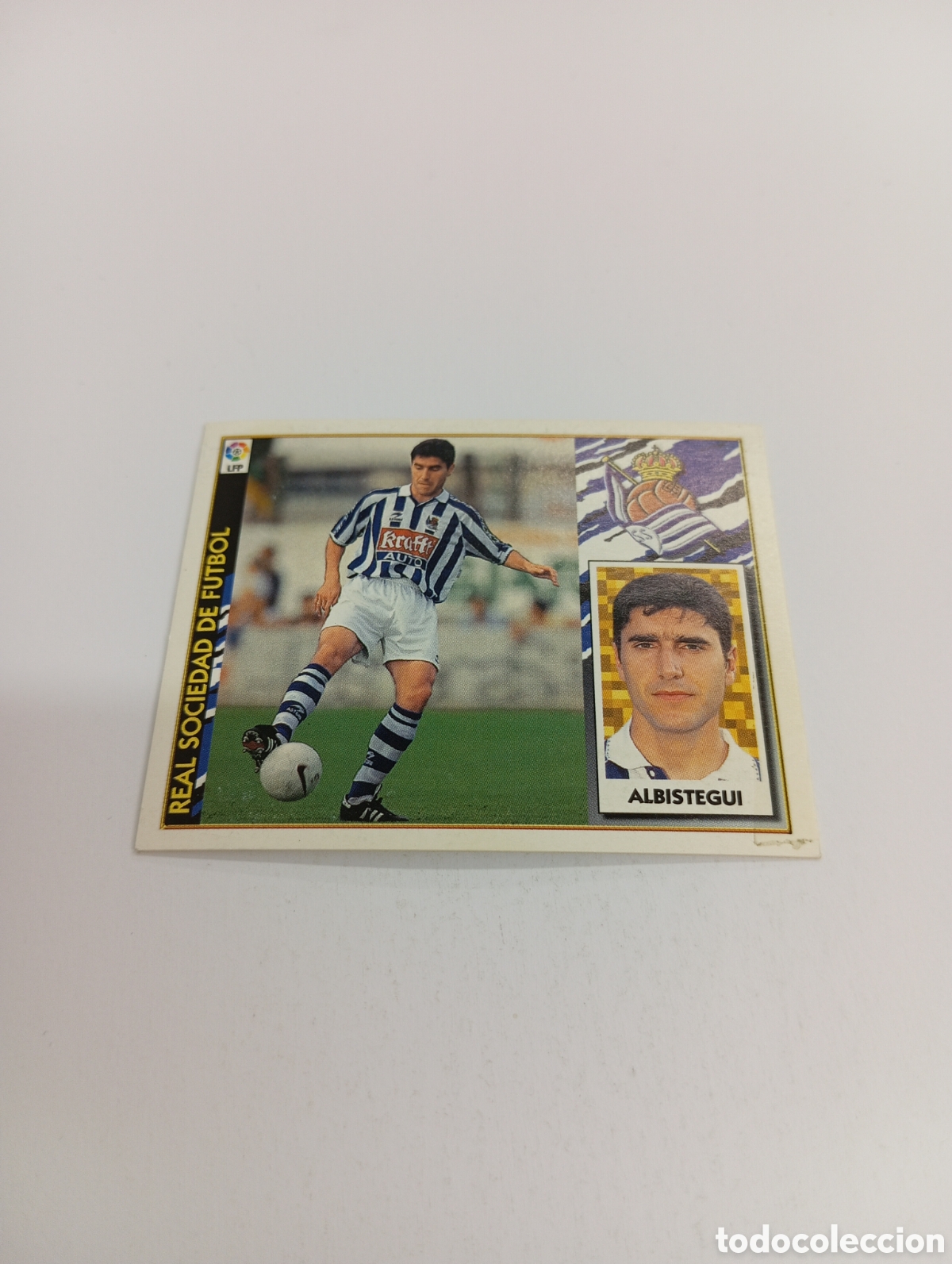 Figurine di Calcio: ALBISTEGUI Real Sociedad Liga Este 1997 1998 NUEVO SIN PEGAR 97 98