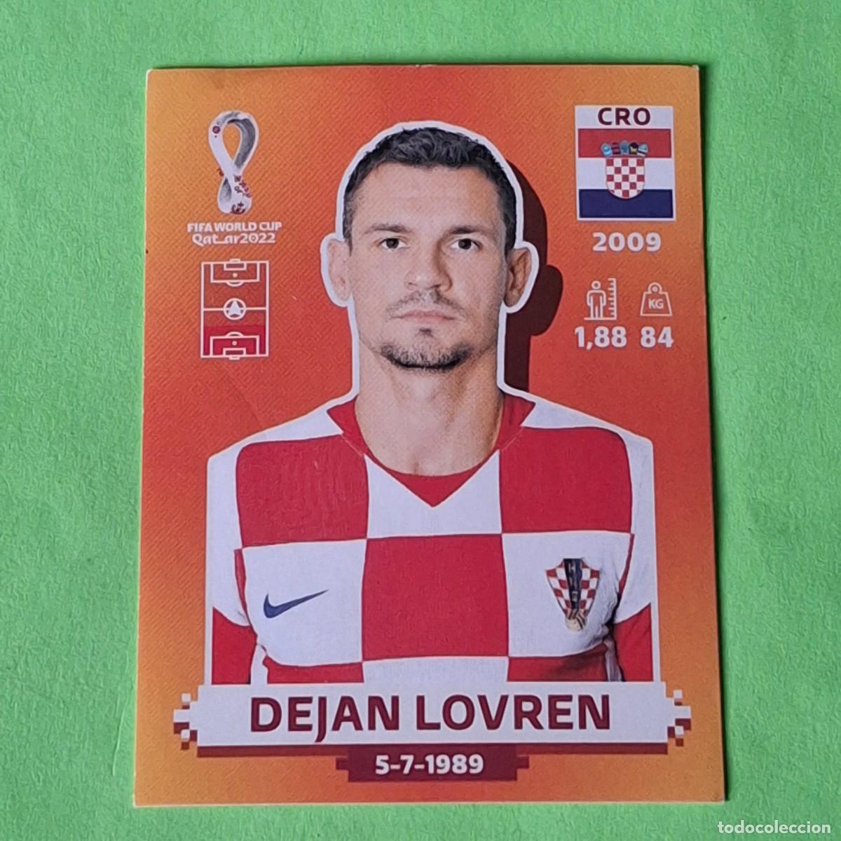 Cromos de Futebol: WORLD CUP MUNDIAL QATAR 2022 - VERSION NARANJA SUDAMERICA - CRO 7 CROACIA - DEJAN LOVREN