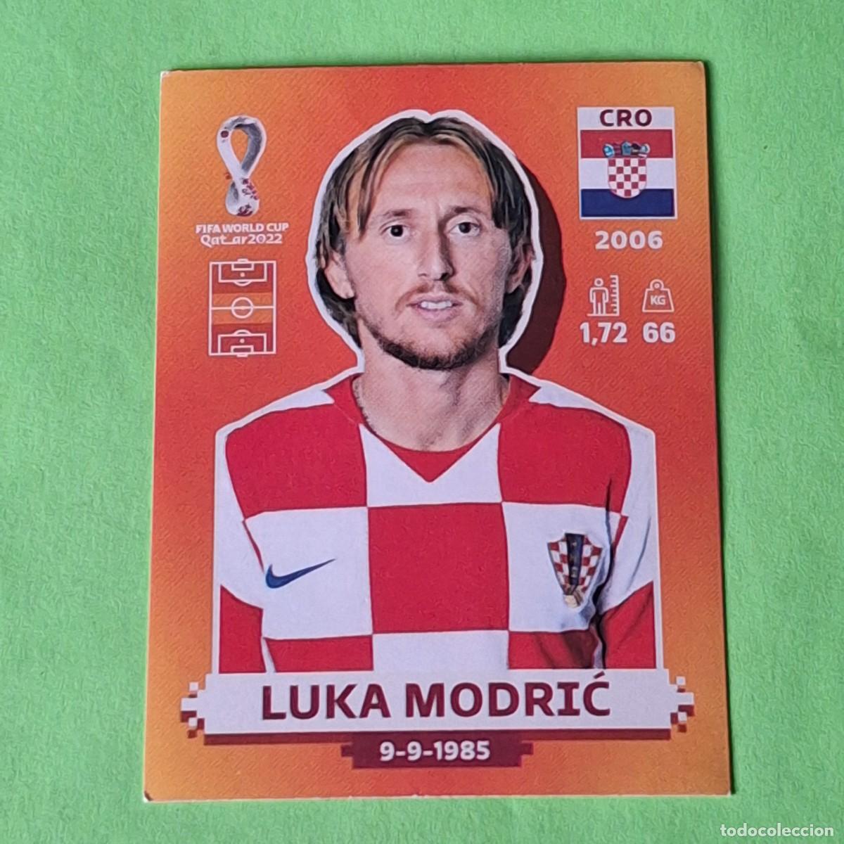 Cromos de F&uacute;tbol: WORLD CUP MUNDIAL QATAR 2022 - VERSION NARANJA SUDAMERICA - CRO 12 CROACIA - LUKA MODRIC