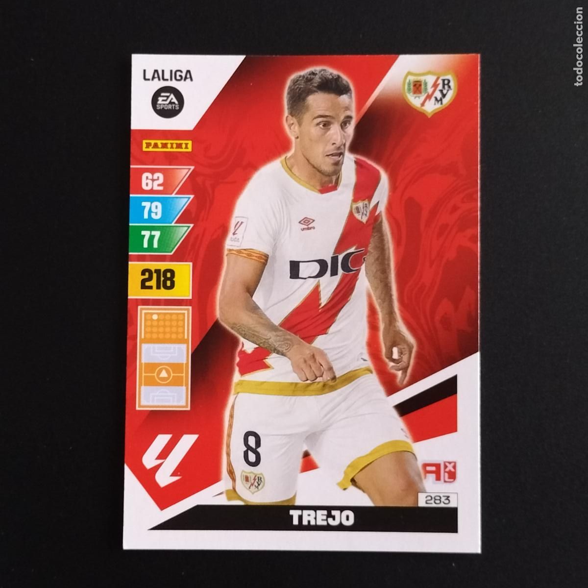 Cromos de F&uacute;tbol: 283 TREJO RAYO VALLECANO CROMOS ADRENALYN XL LALIGA CARD 2023 2024 23 214 PANINI