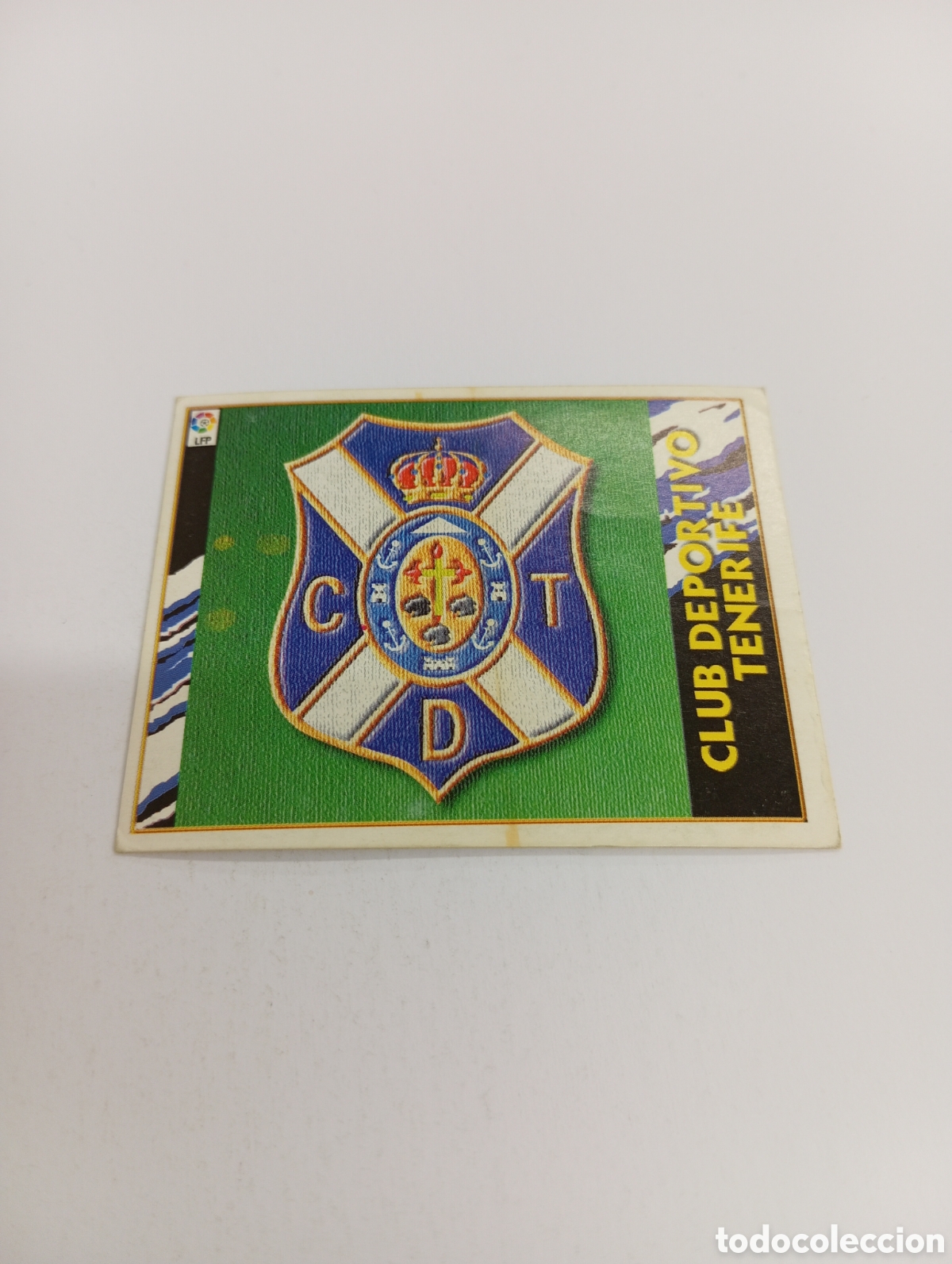 Cromos de F&uacute;tbol: ESCUDO Tenerife Liga Este 1997 1998 NUEVO SIN PEGAR 97 98