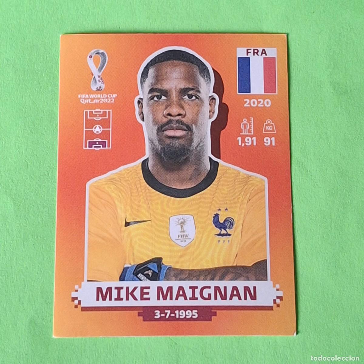 Cromos de F&uacute;tbol: WORLD CUP MUNDIAL QATAR 2022 - VERSION NARANJA SUDAMERICA - FRA 3 FRANCIA - MIKE MAIGNAN
