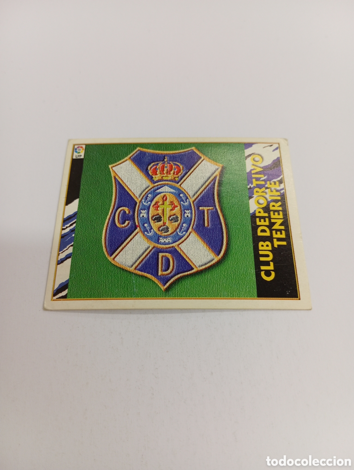 Cromos de F&uacute;tbol: ESCUDO Tenerife Liga Este 1997 1998 NUEVO SIN PEGAR 97 98