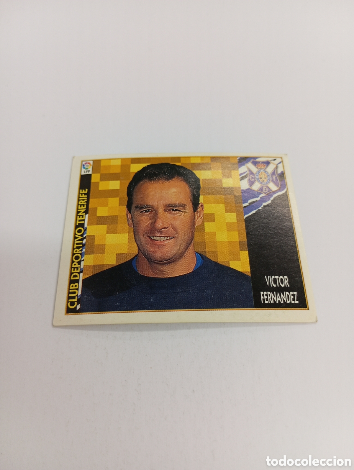 Cromos de F&uacute;tbol: ENTRENADOR V&Iacute;CTOR FERN&Aacute;NDEZ Tenerife Liga Este 1997 1998 NUEVO SIN PEGAR 97 98