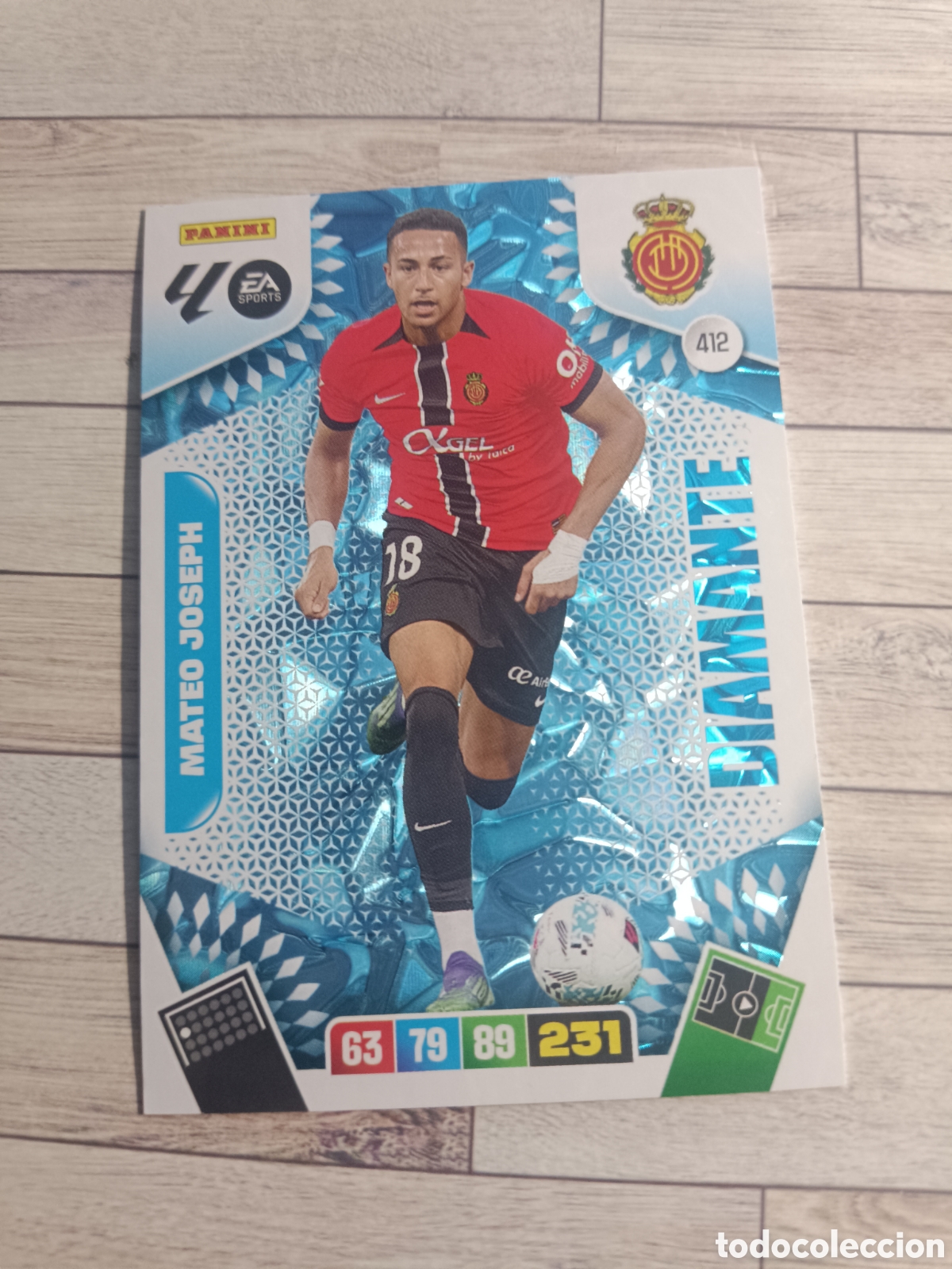 Cromos de F&uacute;tbol: 412 MAEO JOSEPH DIAMANTE MALLORCA ADRENALYN XL LIGA 2025 2026 PANINI 25 26
