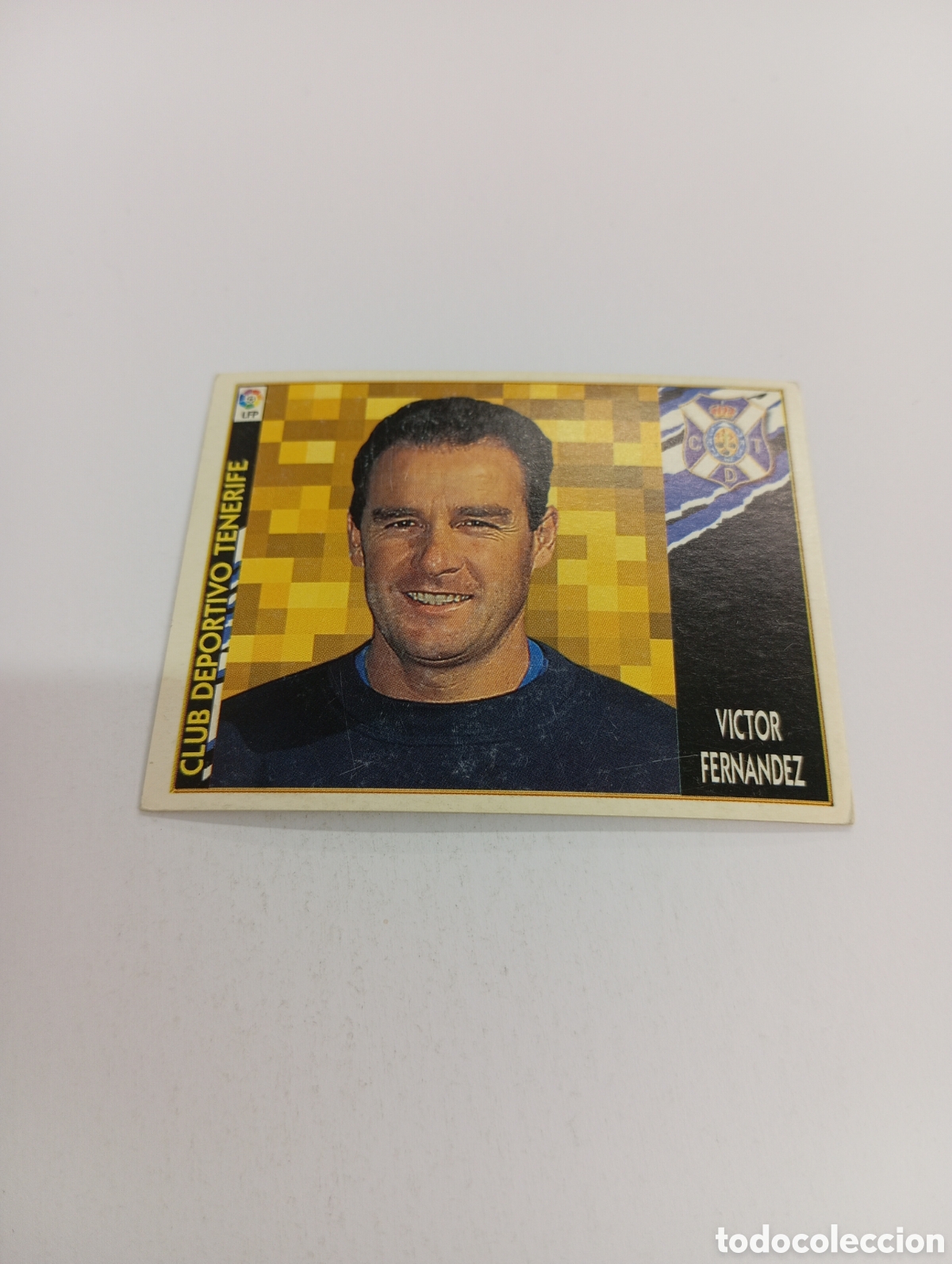Cromos de F&uacute;tbol: ENTRENADOR V&Iacute;CTOR FERN&Aacute;NDEZ Tenerife Liga Este 1997 1998 NUEVO SIN PEGAR 97 98