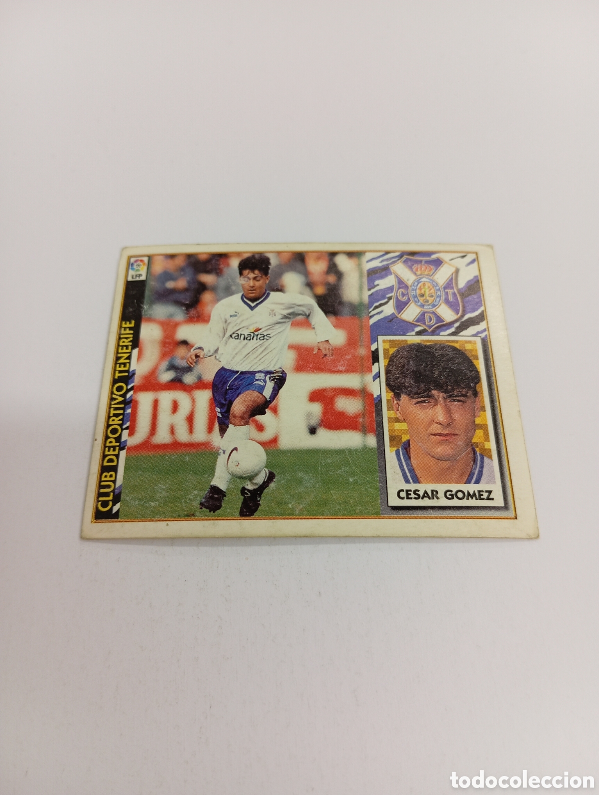 Cromos de F&uacute;tbol: CESAR G&Oacute;MEZ BAJA Tenerife Liga Este 1997 1998 NUEVO SIN PEGAR 97 98