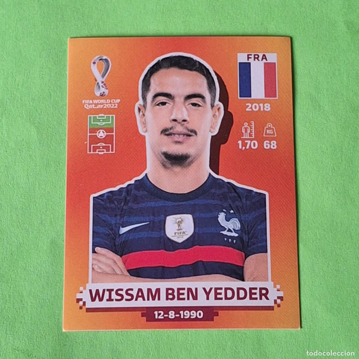Cromos de F&uacute;tbol: WORLD CUP MUNDIAL QATAR 2022 - VERSION NARANJA SUDAMERICA - FRA 14 FRANCIA - WISSAM BEN YEDDER