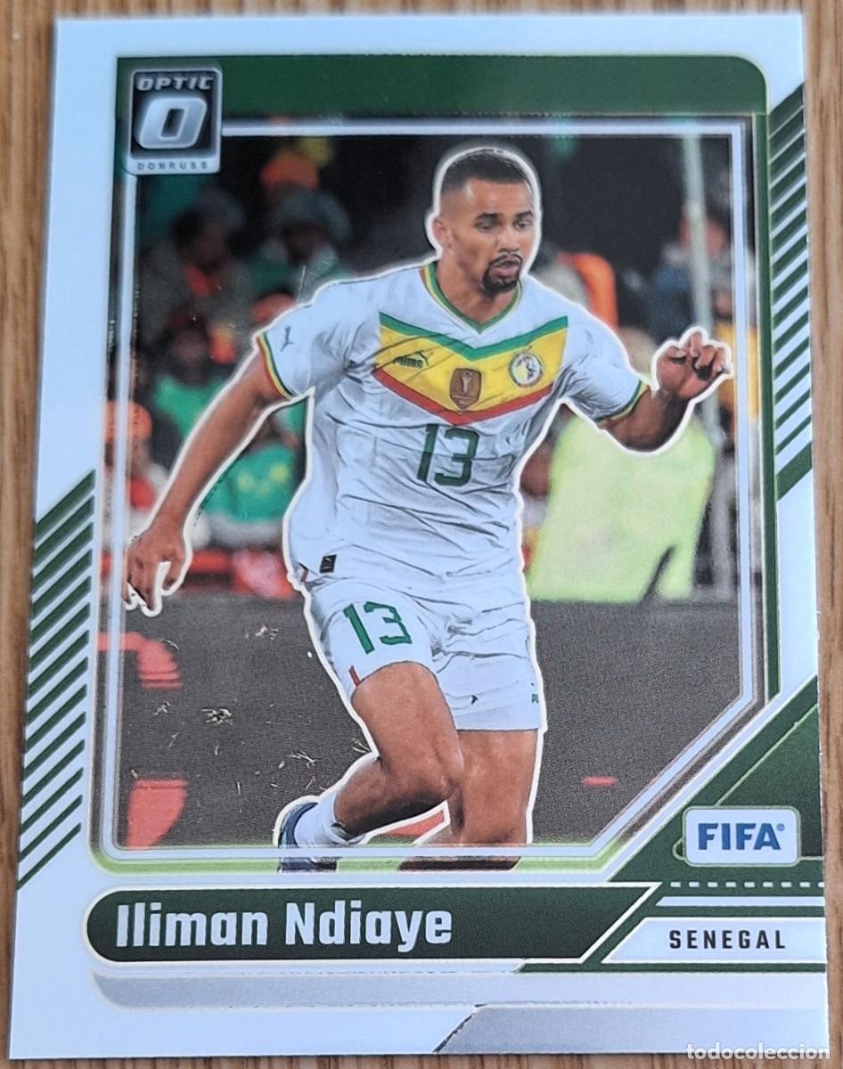 Cromos de F&uacute;tbol: Iliman Ndiaye Senegal Panini Donruss Soccer Optic