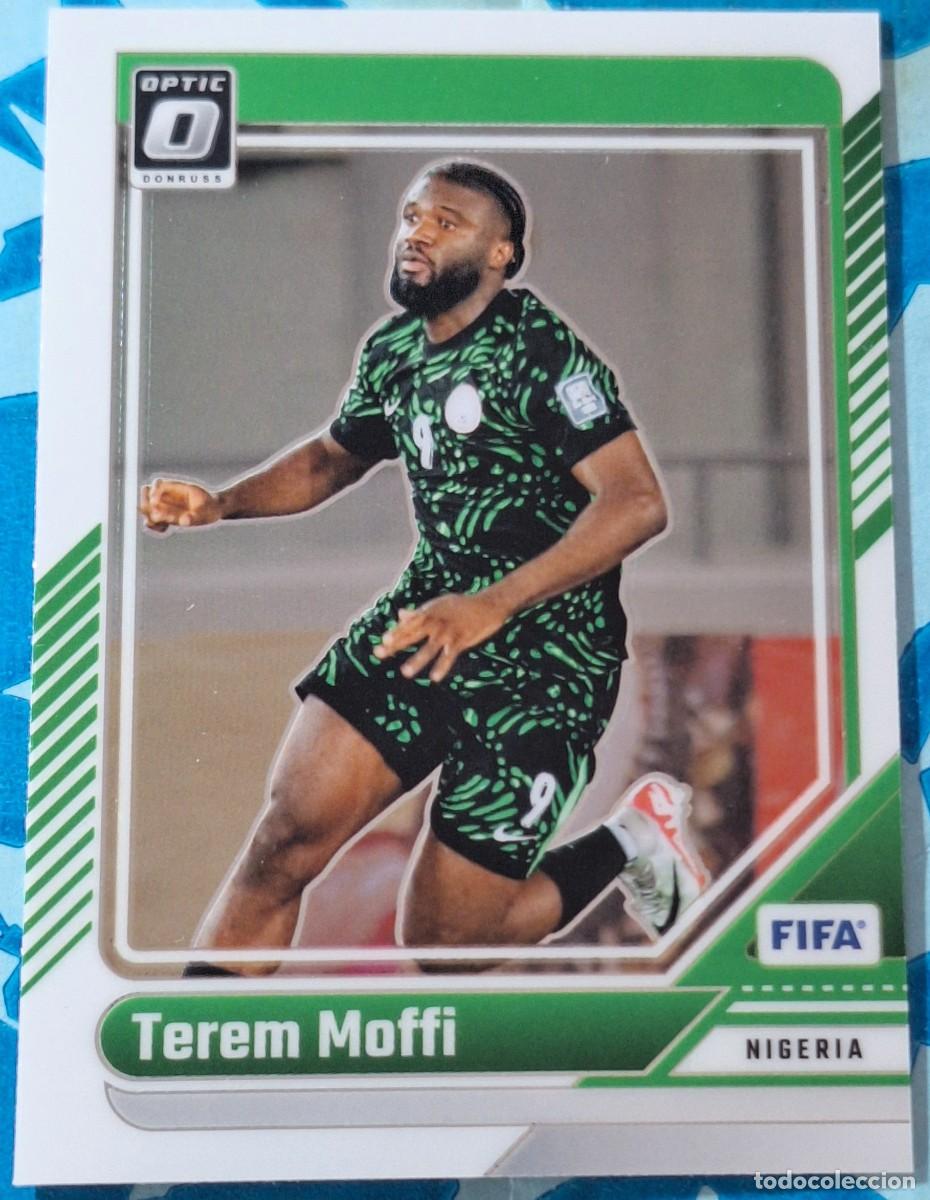 Cromos de F&uacute;tbol: Terem Moffi Nigeria Panini Donruss Soccer Optic