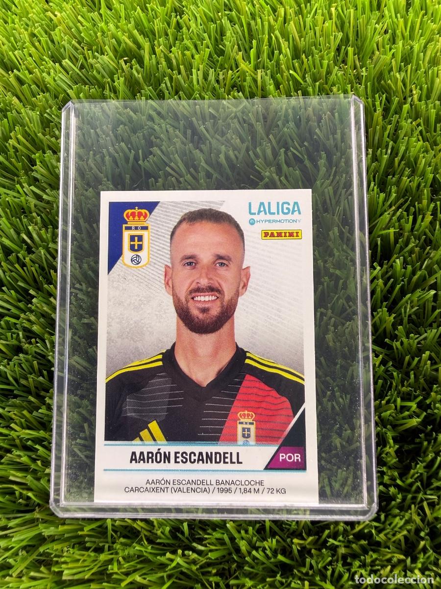 Cartes &agrave; collectionner de Football: N&ordm; 327 Aar&oacute;n Escandell Real Oviedo Liga Hypermotion 24 25