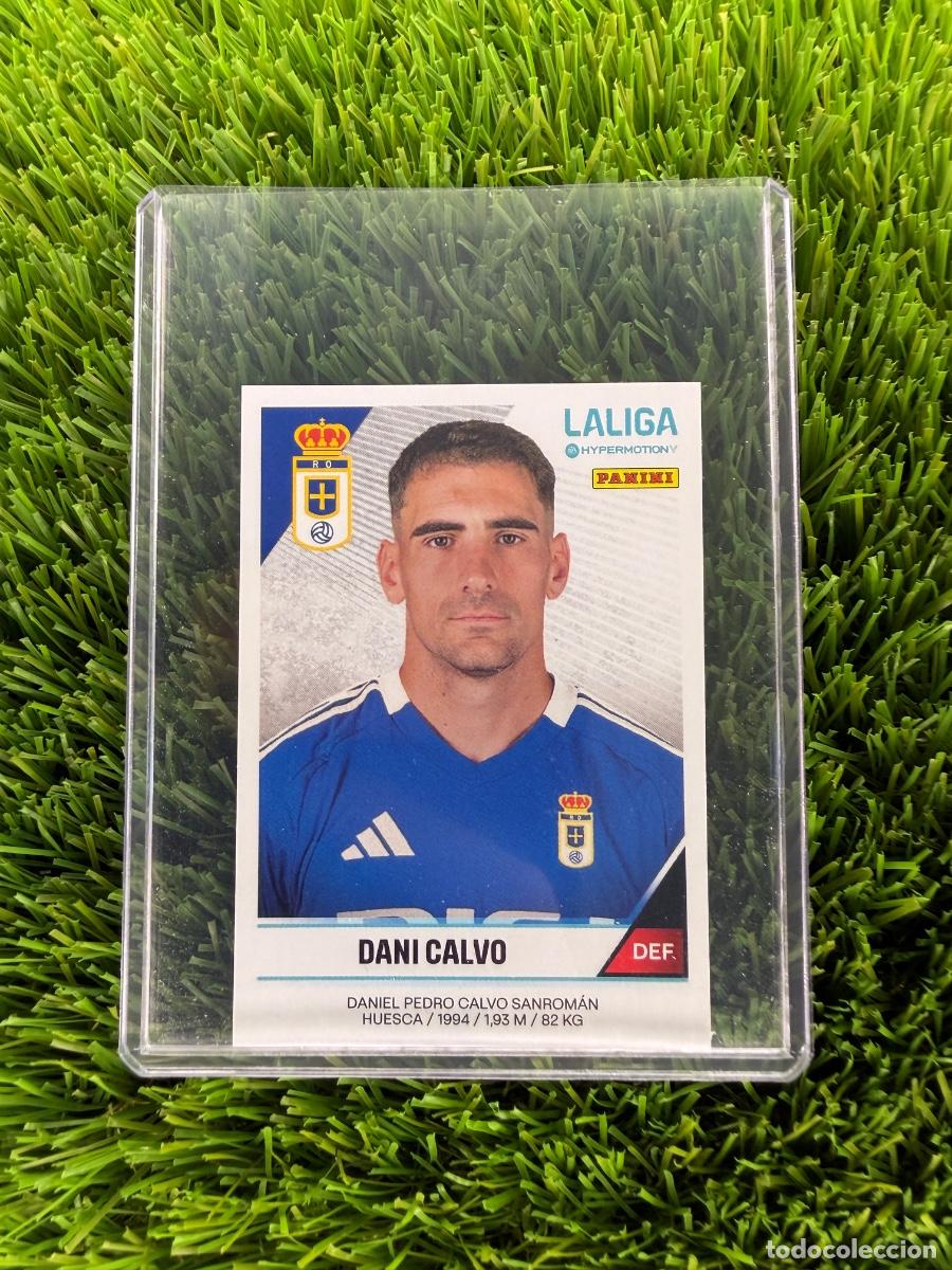 Cromos de F&uacute;tbol: N&ordm; 330 Dani Calvo Real Oviedo Liga Hypermotion 24 25