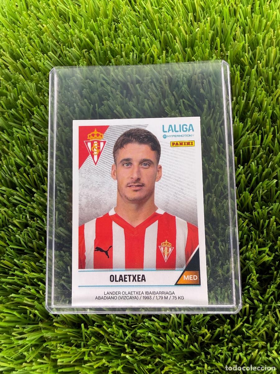 Cromos de F&uacute;tbol: N&ordm; 373 Olaetxea Real Sporting Liga Hypermotion 24 25