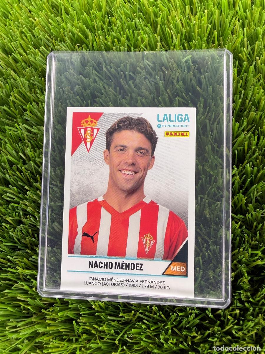 Fu&szlig;ball-Sticker: N&ordm; 375 Nacho M&eacute;ndez Real Sporting Liga Hypermotion 24 25