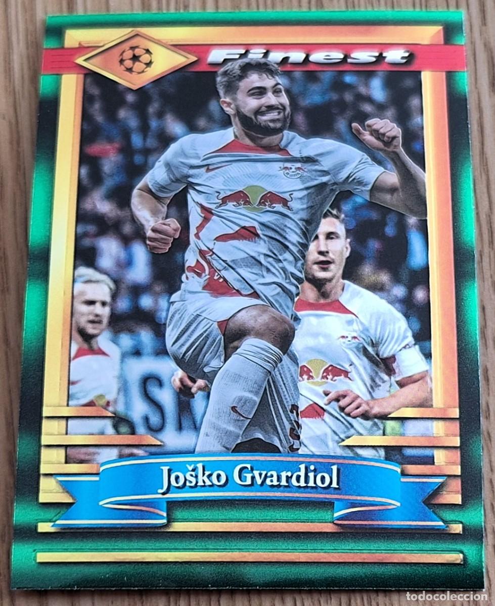 Fu&szlig;ball-Sticker: Josko Gvardiol RB Leipzig Topps Finest Soccer Moment