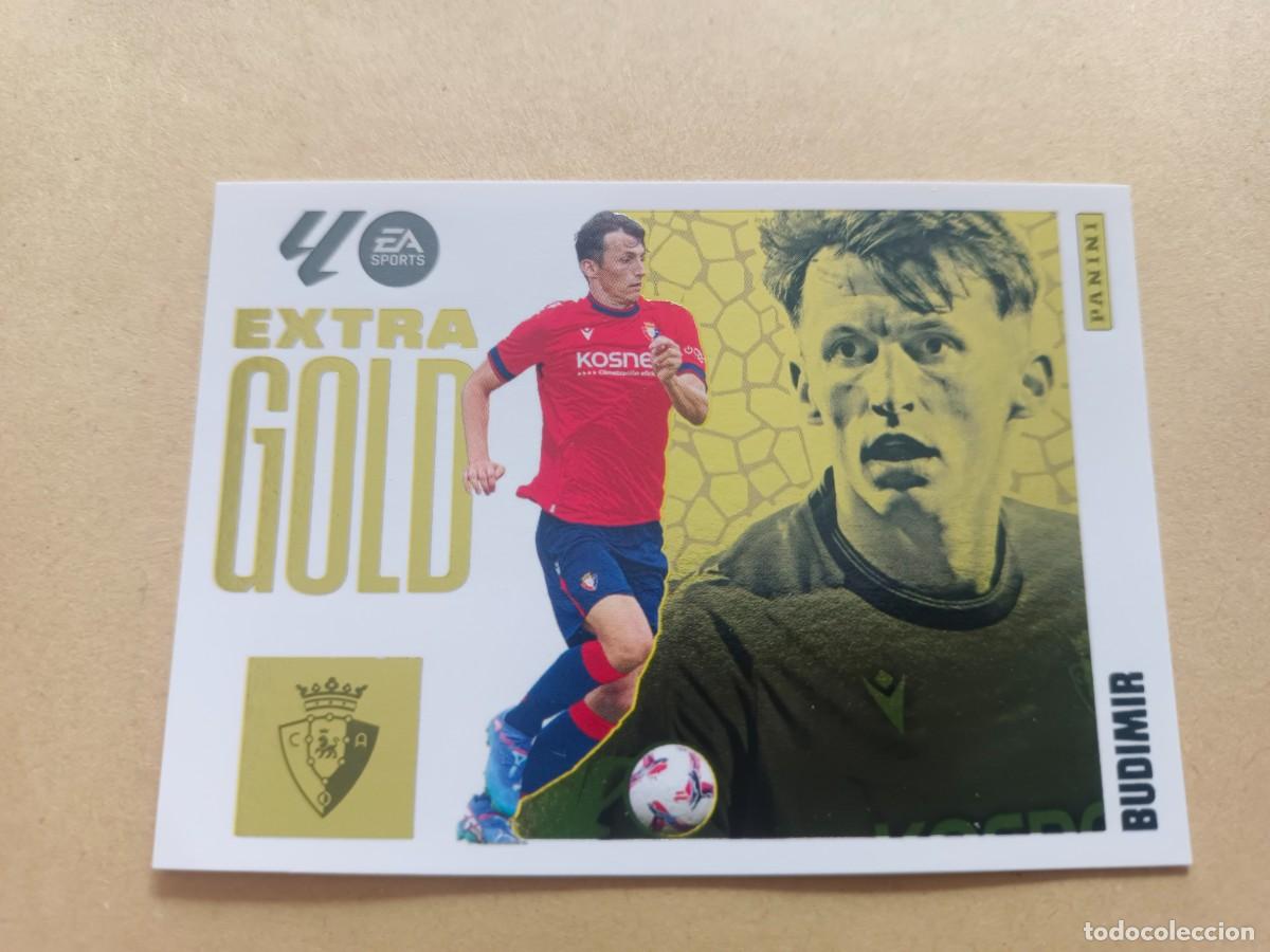 Cromos de F&uacute;tbol: LALIGA ESTE 2025 2026 EA SPORTS 25 26 ALBUM PANINI EXTRA GOLD AT OSASUNA BUDIMIR