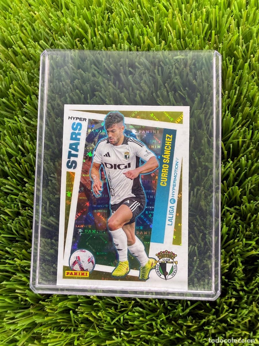 Cromos de F&uacute;tbol: N&ordm; 430 Curro S&aacute;nchez Hyper Stars Burgos CF Liga Hypermotion 24 25